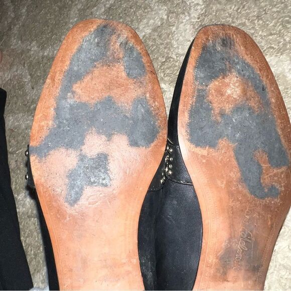 Sam Edelman Black Studded Loafers size M - Picture 5 of 5